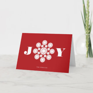 Cartes Pour Fêtes Annuelles Joy Fleur décorative Ornement de Noël Elégant
