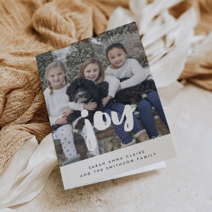 Cartes Pour Fêtes Annuelles Joy Inspirational Christmas Family Photo