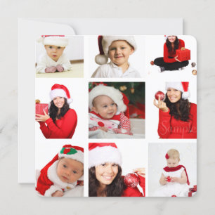 Cartes Pour Fêtes Annuelles Joy Joyeuses Fêtes Neuf 5x5 Photo personnalisée