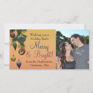 Cartes Pour Fêtes Annuelles Joyau vintage Tone Ornement Noël