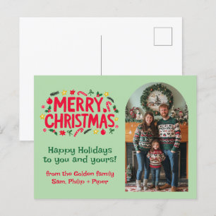Cartes Pour Fêtes Annuelles JOYE NOËL PHOTO D'ARCHITECTURE PERSONNALISÉE Noël