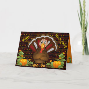 Cartes Pour Fêtes Annuelles Joyeuse Action de grâce