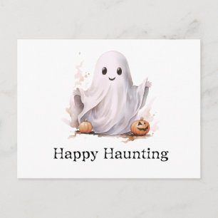 Cartes Pour Fêtes Annuelles Joyeuse Chasse Mignon Fantôme Halloween