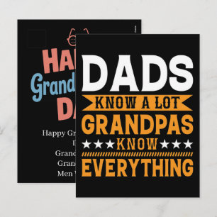 Cartes Pour Fêtes Annuelles Joyeuse Fête des Grands-Parents Grand-mère Grand-p