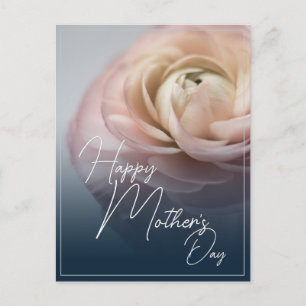 Cartes Pour Fêtes Annuelles Joyeuse fête des Mères avec une grande rose rose