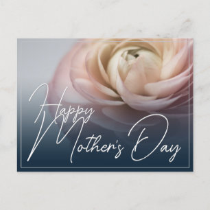 Cartes Pour Fêtes Annuelles Joyeuse fête des Mères avec une grande rose rose