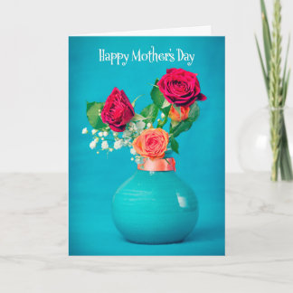 Cartes Pour Fêtes Annuelles Joyeuse Fête des Mères Beaux Roses