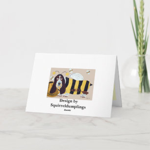 Cartes Pour Fêtes Annuelles Joyeuse fête des Mères Bébé Basset Hound