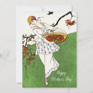 Cartes Pour Fêtes Annuelles Joyeuse fête des mères/cadeau pour maman/carte Vin