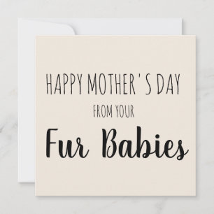 Cartes Pour Fêtes Annuelles Joyeuse Fête des Mères de vos bébés