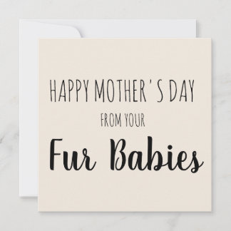Cartes Pour Fêtes Annuelles Joyeuse Fête des Mères de vos bébés