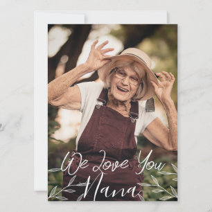 Cartes Pour Fêtes Annuelles Joyeuse fête des mères, nana, grand-mère simple 1 