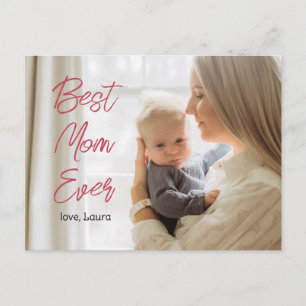 Cartes Pour Fêtes Annuelles Joyeuse fête des mères simple douce maman & bébé p