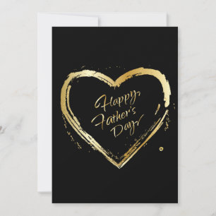 Cartes Pour Fêtes Annuelles Joyeuse Fête des Pères ! Calligraphie élégante de