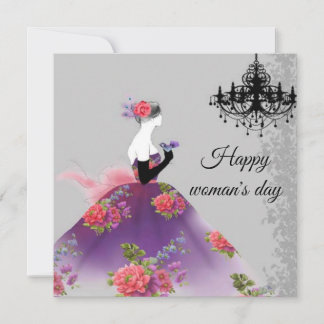 Cartes Pour Fêtes Annuelles Joyeuse journée de la femme