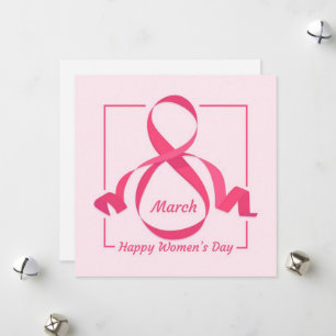 Cartes Pour Fêtes Annuelles Joyeuse journée de la femme