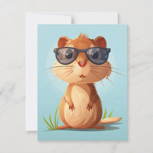 Cartes Pour Fêtes Annuelles Joyeuse journée de la marmotte Chouette marmotte c