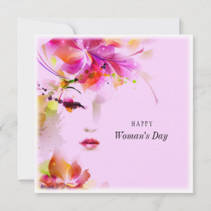 Cartes Pour Fêtes Annuelles Joyeuse Journée des femmes