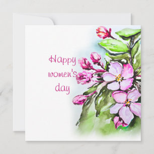 Cartes Pour Fêtes Annuelles Joyeuse journée des femmes