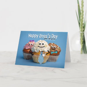 Cartes Pour Fêtes Annuelles Joyeuse journée des garçons de tous les us Cupcake