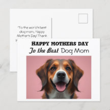 Joyeuse journée des mères To Best Dog Mom