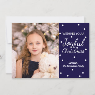 Cartes Pour Fêtes Annuelles Joyeuse Noël Marine Four Holiday Photos Card