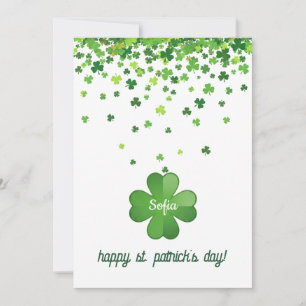 Cartes Pour Fêtes Annuelles Joyeuse Saint-Patrick – Célébration Irlandaise Cla