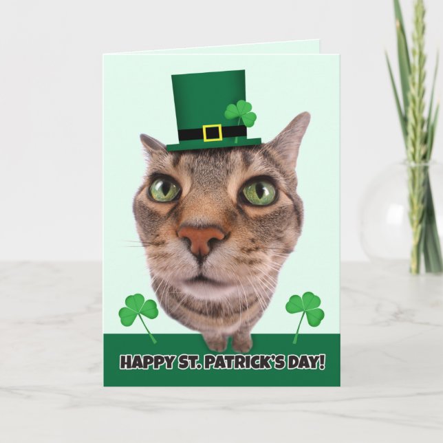 Cartes Pour Fêtes Annuelles Joyeuse Saint Patrick pour n'importe qui Humour de (Devant)