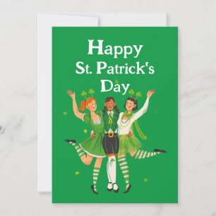 Cartes Pour Fêtes Annuelles Joyeuse Saint-Patrick Vintage 