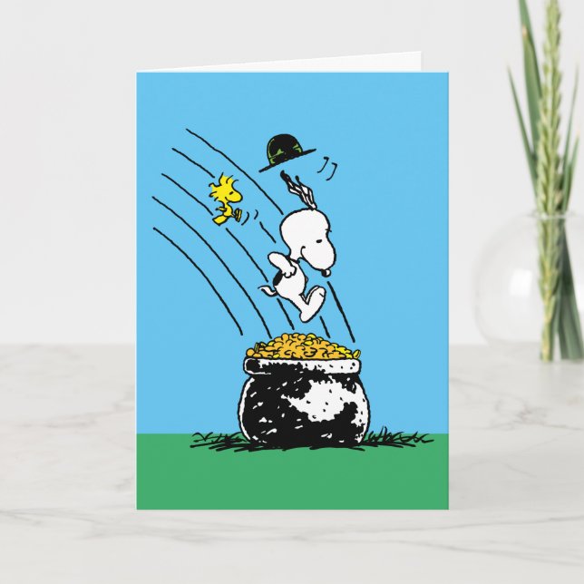 Cartes Pour Fêtes Annuelles Joyeuse Saint-Patrick Woodstock (Devant)