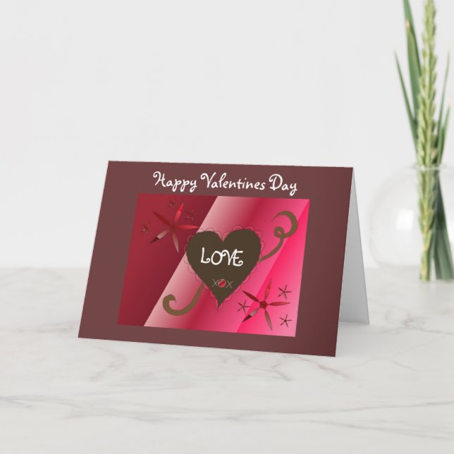 Cartes Pour Fêtes Annuelles Joyeuse Saint-Valentin (Devant)