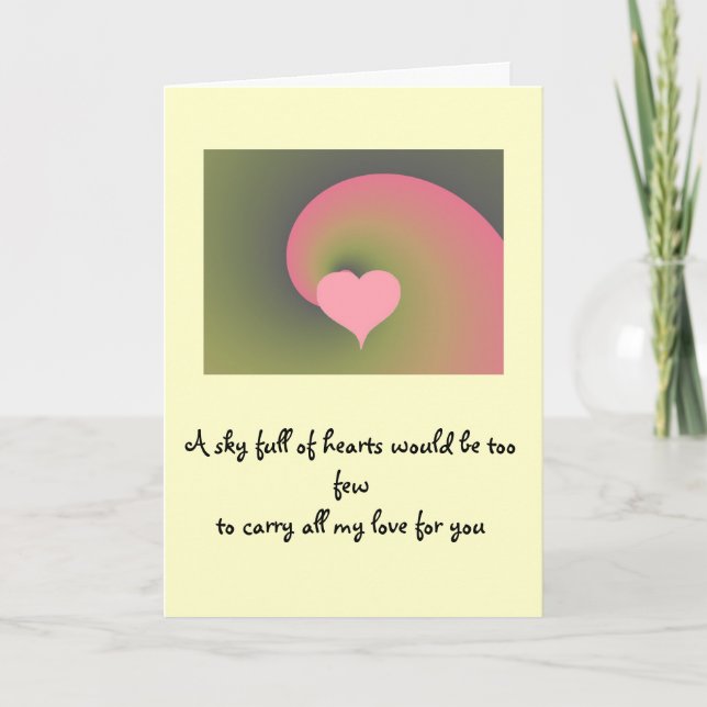 Cartes Pour Fêtes Annuelles Joyeuse Saint-Valentin (Devant)