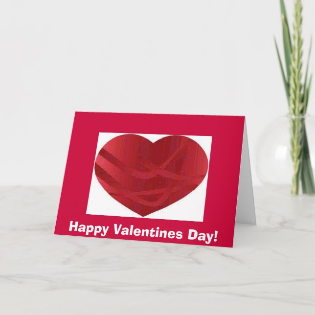 Cartes Pour Fêtes Annuelles Joyeuse Saint Valentin ! (Devant)