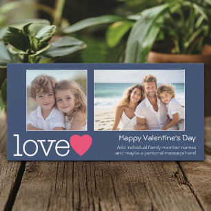 Cartes Pour Fêtes Annuelles Joyeuse Saint-Valentin - 2 photos - horizontal
