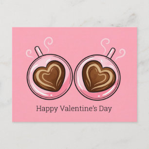 Cartes Pour Fêtes Annuelles Joyeuse Saint-Valentin Amour Romance Tasse en form