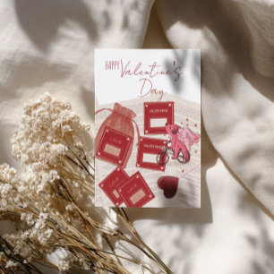 Cartes Pour Fêtes Annuelles Joyeuse Saint-Valentin – Billets & Chiot à Bicycle
