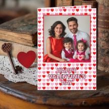Joyeuse Saint-Valentin Cœurs avec photo et texte p