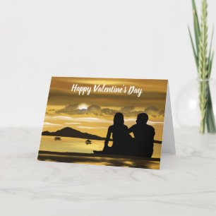 Cartes Pour Fêtes Annuelles Joyeuse Saint-Valentin Couple
