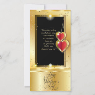 Cartes Pour Fêtes Annuelles Joyeuse Saint-Valentin Élégante Classique