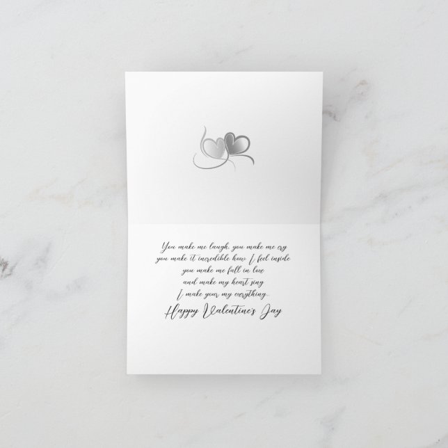 Cartes Pour Fêtes Annuelles Joyeuse Saint-Valentin Fais Moi Tomber Amoureux Ro (Intérieur)