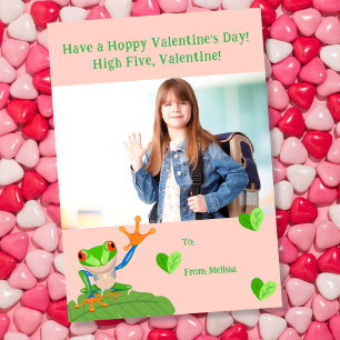 Cartes Pour Fêtes Annuelles Joyeuse Saint-Valentin Grenouille Enfants Classe P