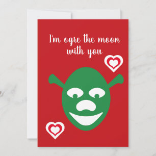 Cartes Pour Fêtes Annuelles Joyeuse Saint-Valentin Je suis Ogre la Photo de Lu
