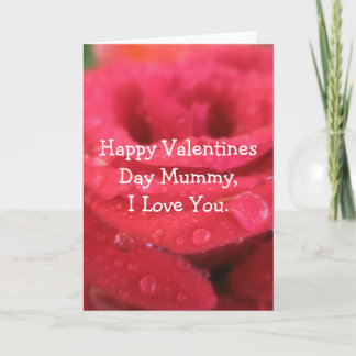 Cartes Pour Fêtes Annuelles Joyeuse Saint-Valentin Maman, Je T'Aime.