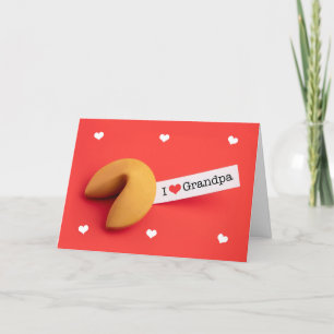 Cartes Pour Fêtes Annuelles Joyeuse Saint-Valentin Papi Biscuit Chinois 