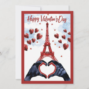 Cartes Pour Fêtes Annuelles Joyeuse Saint-Valentin Paris