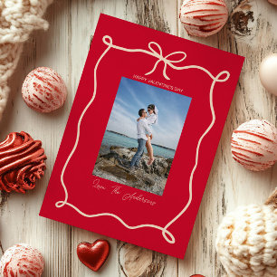 Cartes Pour Fêtes Annuelles Joyeuse Saint-Valentin Photo personnalisée Fantais