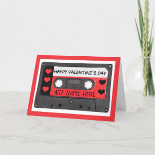 Cartes Pour Fêtes Annuelles Joyeuse Saint-Valentin pour n'importe qui Bande or
