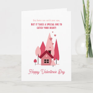 Cartes Pour Fêtes Annuelles Joyeuse Saint-Valentin Spruces du cœur immobilier
