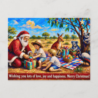 CARTES POUR FÊTES ANNUELLES ~ JOYEUSE SALUTATION AUSTRALIENNE DE NOËL ~