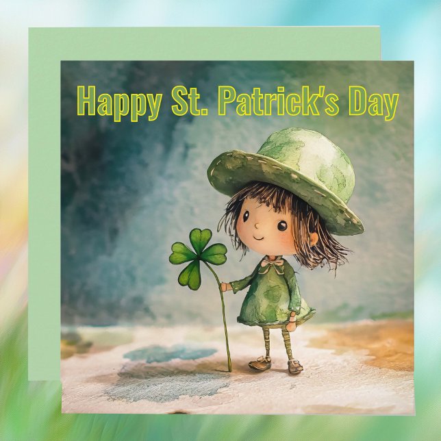 Cartes Pour Fêtes Annuelles Joyeuse St Patrick (Créateur téléchargé)